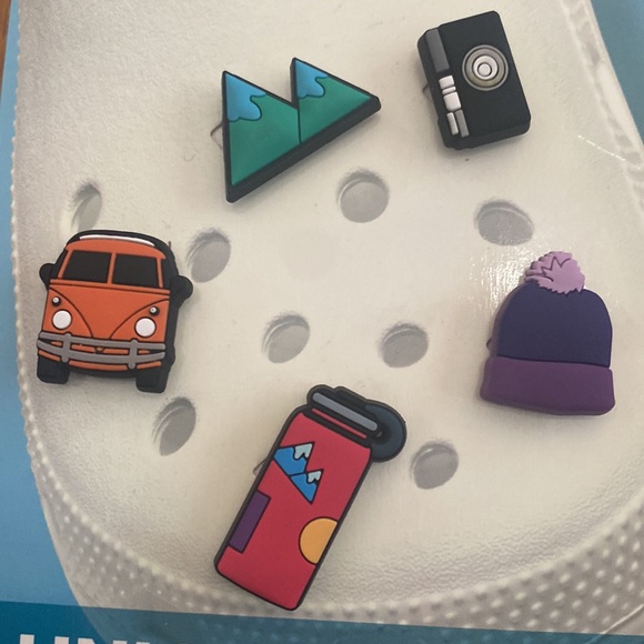 Crocs charms- Jibbitz. Come As You Are. Uniquely You Van Life 5 Pack. Brand New! - Picture 2 of 3